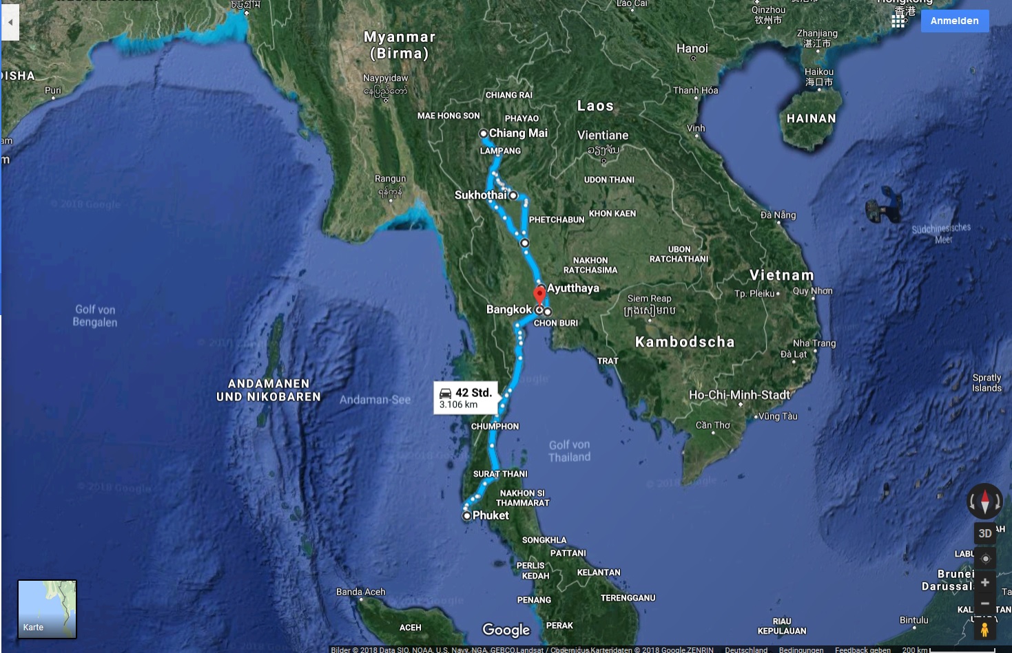 You are currently viewing การวางแผนการเดินทาง – Kār wāngp̄hæn kār deinthāng – Reiseplanung